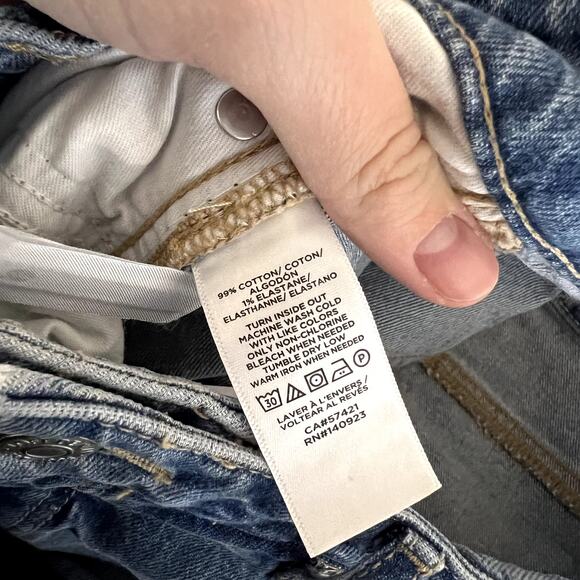 NWT Loft The Curvy Straight Crop Jeans - Picture 8 of 8